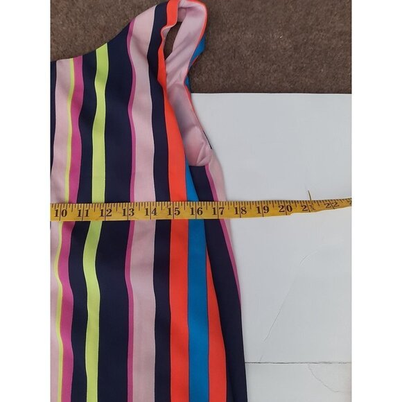 Project Runaway Multi-Colored Striped High Low Maxi Dress Size XL Casual Boho - Picture 7 of 9